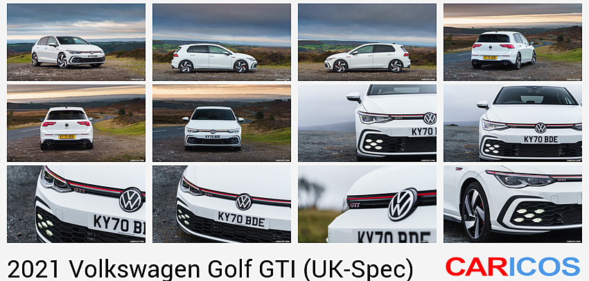 Volkswagen Golf GTI (UK-Spec) | 2021MY | Front Three-Quarter