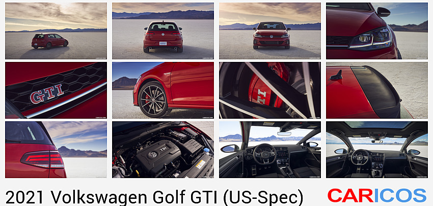 Volkswagen Golf GTI (US-Spec) | 2021MY | Rear Three-Quarter