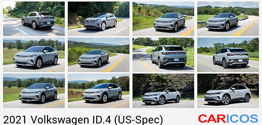 2021 Volkswagen ID.4 AWD Pro S with Gradient Package (US-Spec) | Rear Three-Quarter