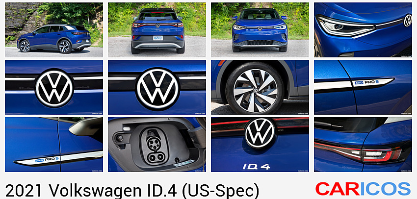 2021 Volkswagen ID.4 AWD Pro S with Gradient Package (US-Spec) | Rear Three-Quarter