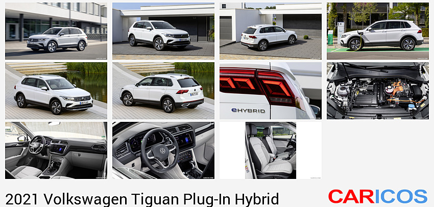 Volkswagen Tiguan Plug-In Hybrid | 2021MY | Front Three-Quarter