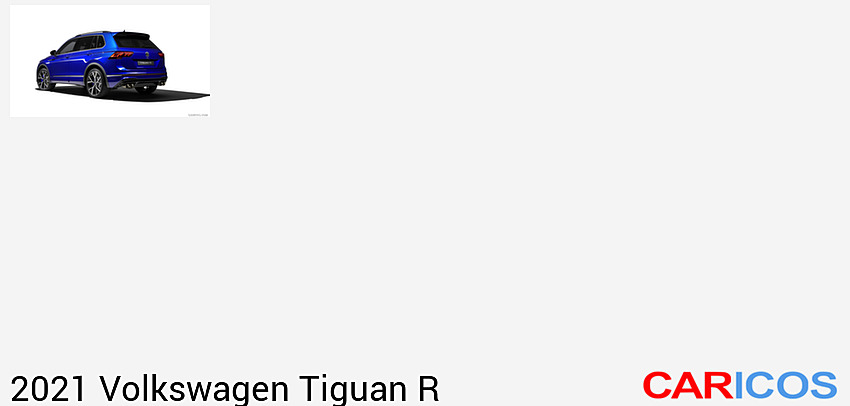 Volkswagen Tiguan R | 2021MY | Rear Three-Quarter