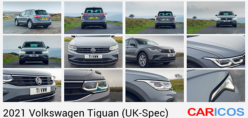 2021 Volkswagen Tiguan Life (UK-Spec) | Rear Three-Quarter