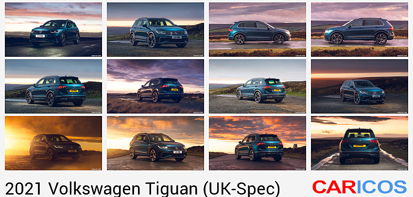 2021 Volkswagen Tiguan R-Line (UK-Spec) | Front Three-Quarter