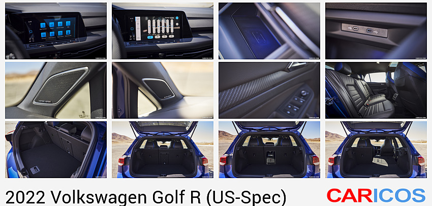 Volkswagen Golf R (US-Spec) | 2022MY | Central Console
