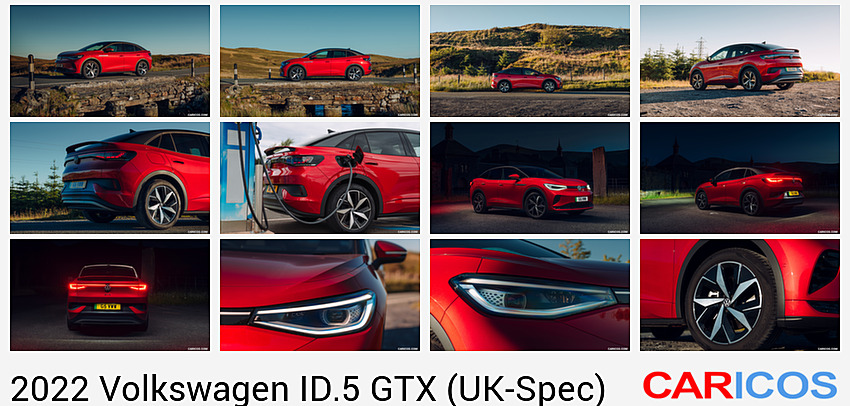 Volkswagen ID.5 GTX (UK-Spec) | 2022MY | Front Three-Quarter