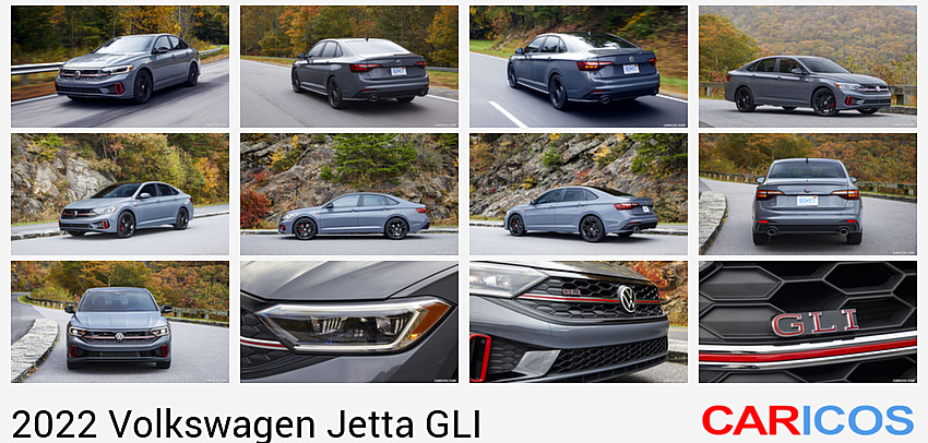 Volkswagen Jetta GLI | 2022MY | Front Three-Quarter