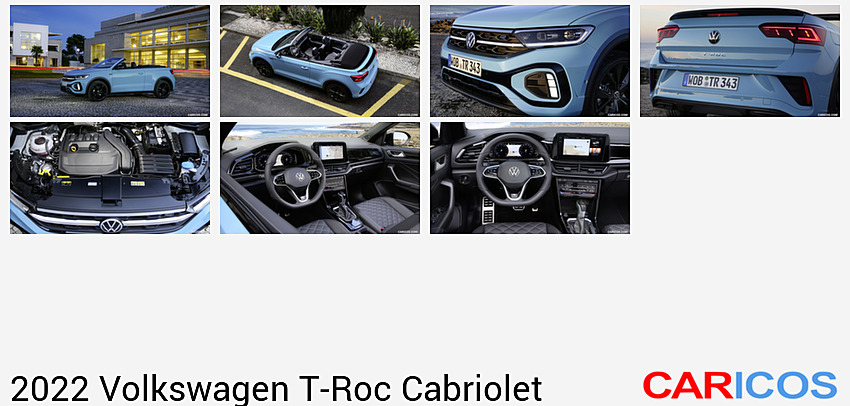 Volkswagen T-Roc Cabriolet | 2022MY | Front Three-Quarter