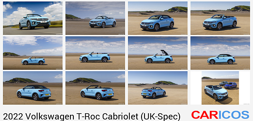 Volkswagen T-Roc Cabriolet (UK-Spec) | 2022MY | Front
