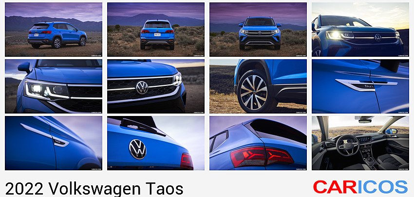 Volkswagen Taos | 2022MY | Rear Three-Quarter