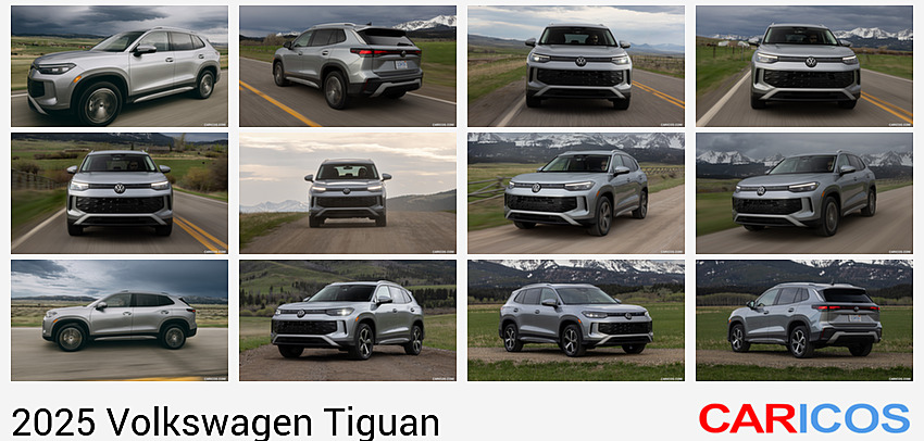 Volkswagen Tiguan | 2025MY |  SE (Color: Pyrite) | Front Three-Quarter