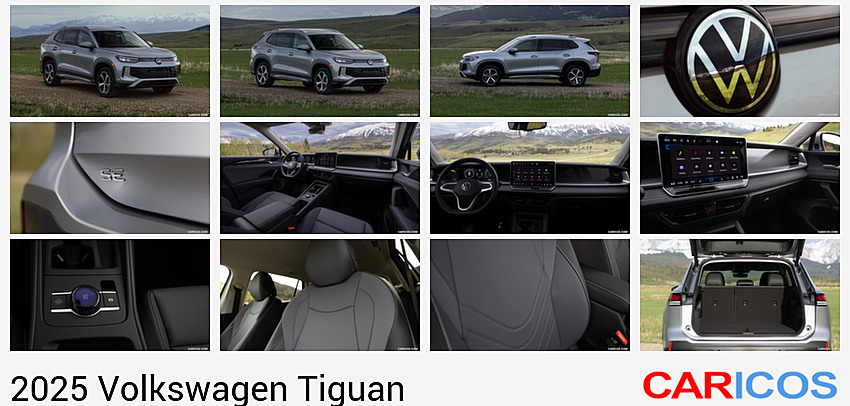 Volkswagen Tiguan | 2025MY |  SE (Color: Pyrite) | Front Three-Quarter